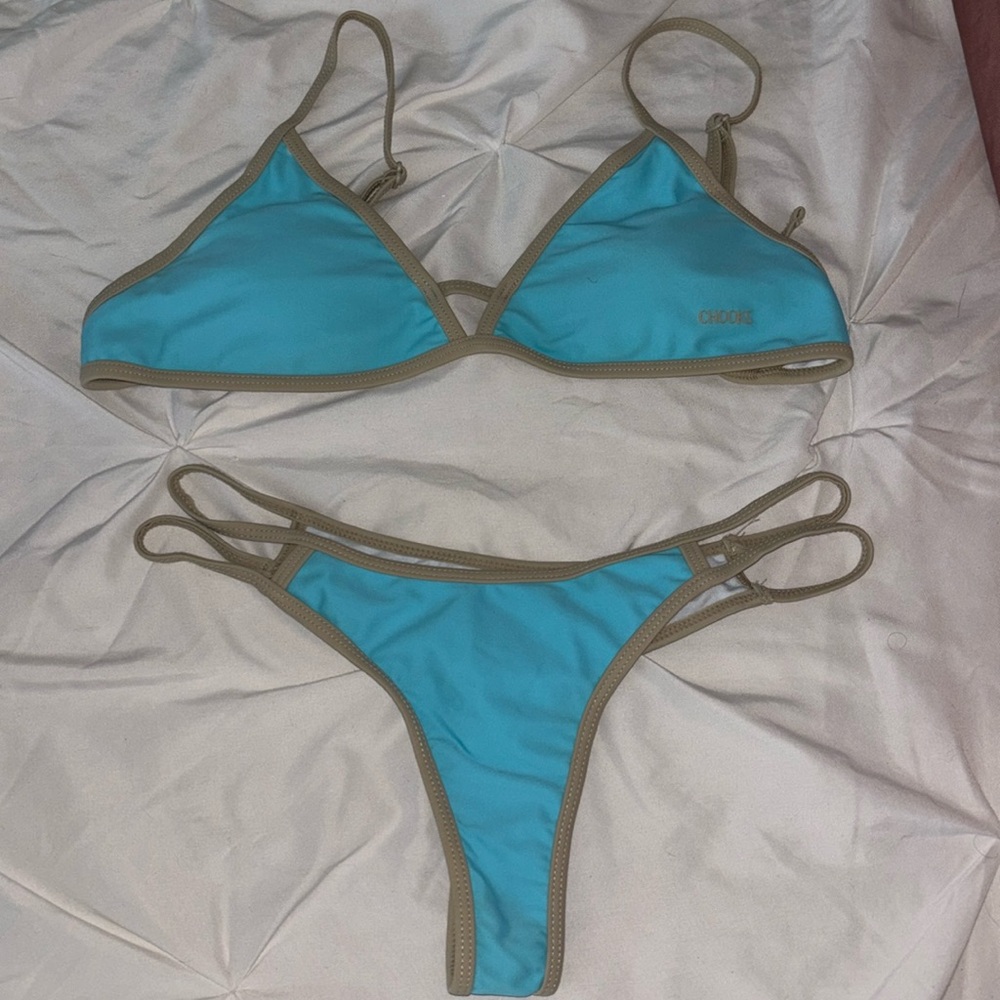 Boutinela Chooks aquamarine coastal bikini set